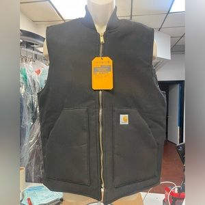 Carhartt firm duck insulated rib collar vest